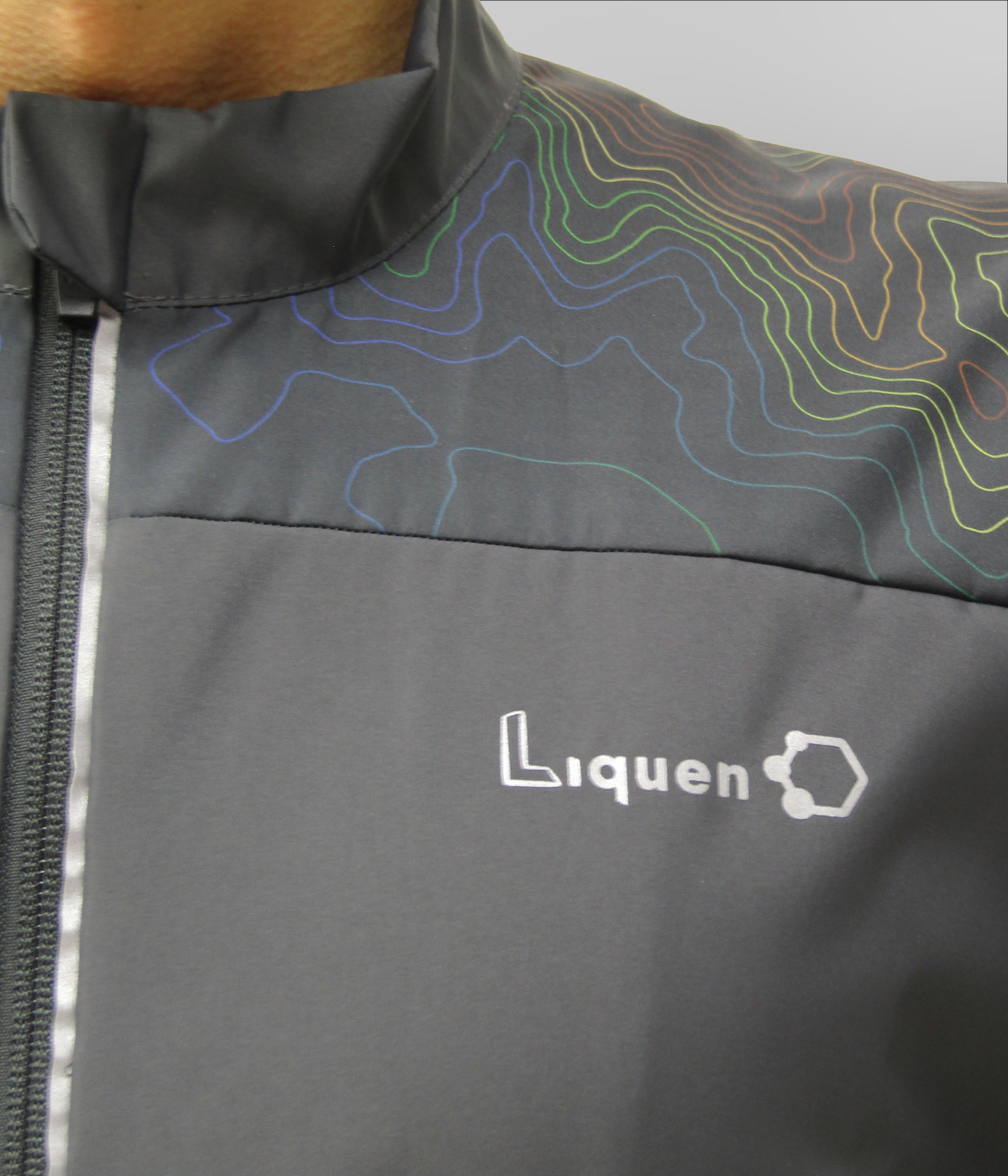 ChaquetaMujerGrisTextura